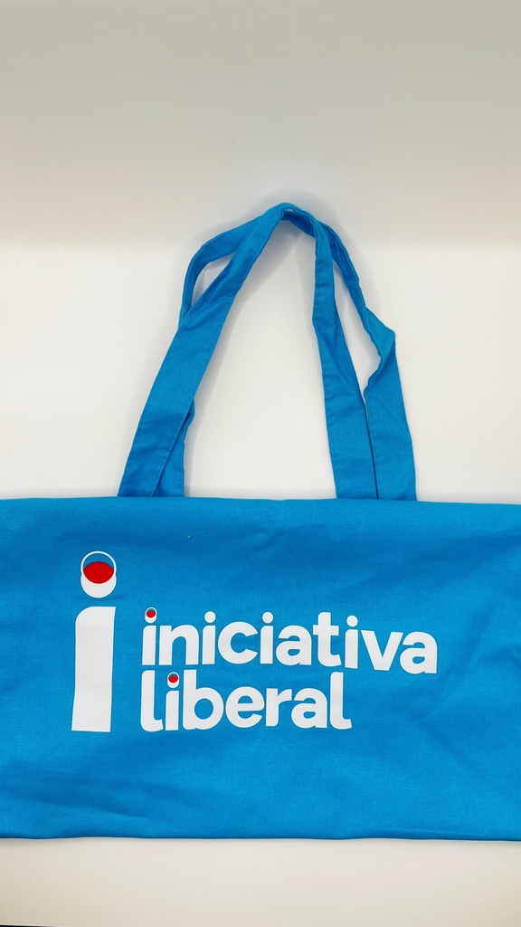 Saco de pano Ecobag Institucional Azul